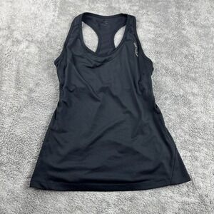 Saucony Activewear Run Dry Tank Top Womens‎ XS Black Gym Workout
